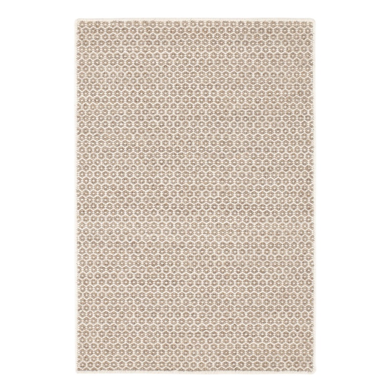 Honeycomb Handwoven Wool Custom Rug | Natural