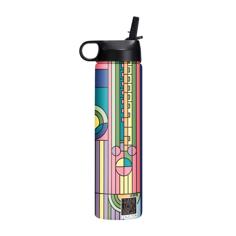 24 oz Water Bottle – Frank Lloyd Wright “Saguaro Forms”