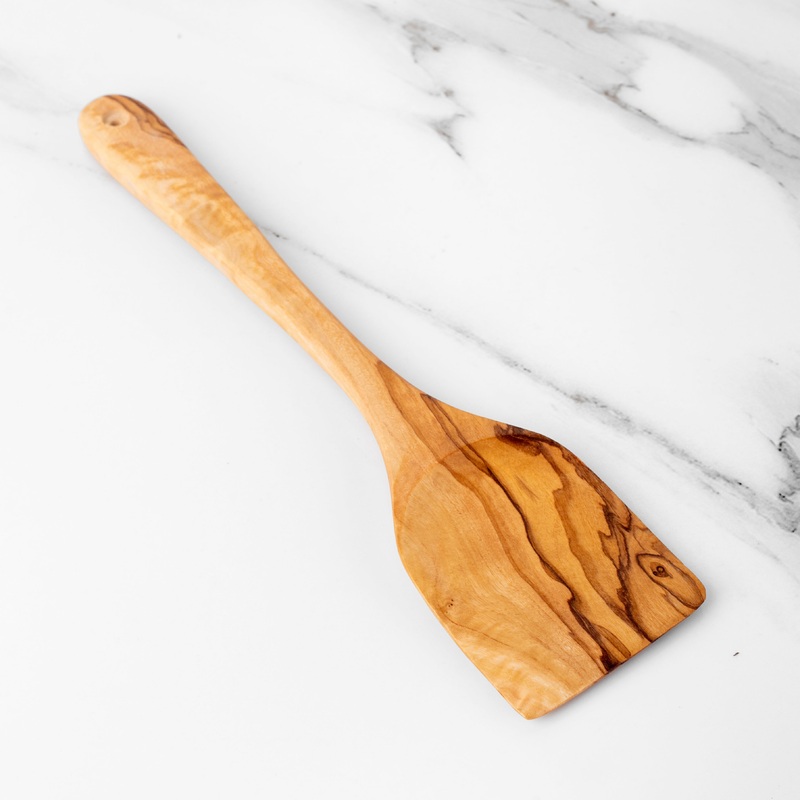 30cm (11.8″) Olive Wood Spatula, Rectangular
