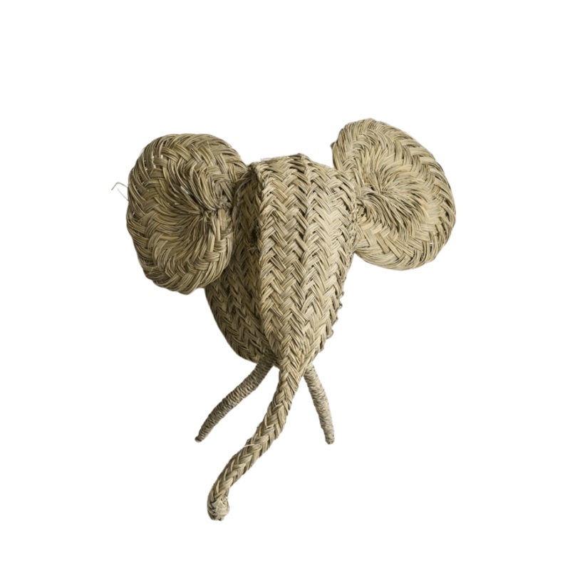 Woven Elephant Head