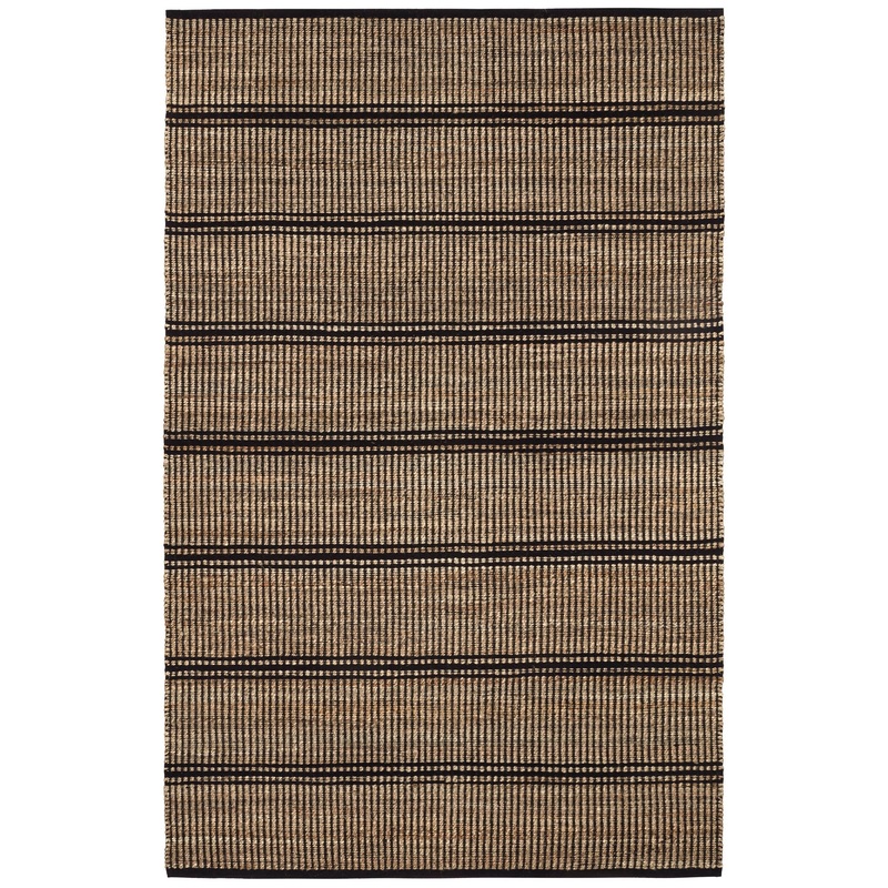 Arbor Handwoven Jute Rug | Black