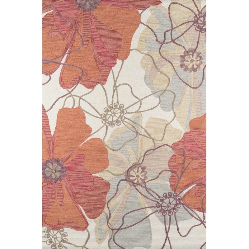 Momeni Summit Floral Hand Hooked Casual Rectangle Indoor Area Rug