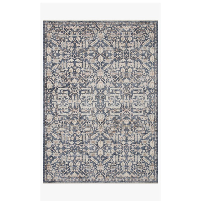 Amber Lewis x Loloi Zuma Blue / Ivory Rug