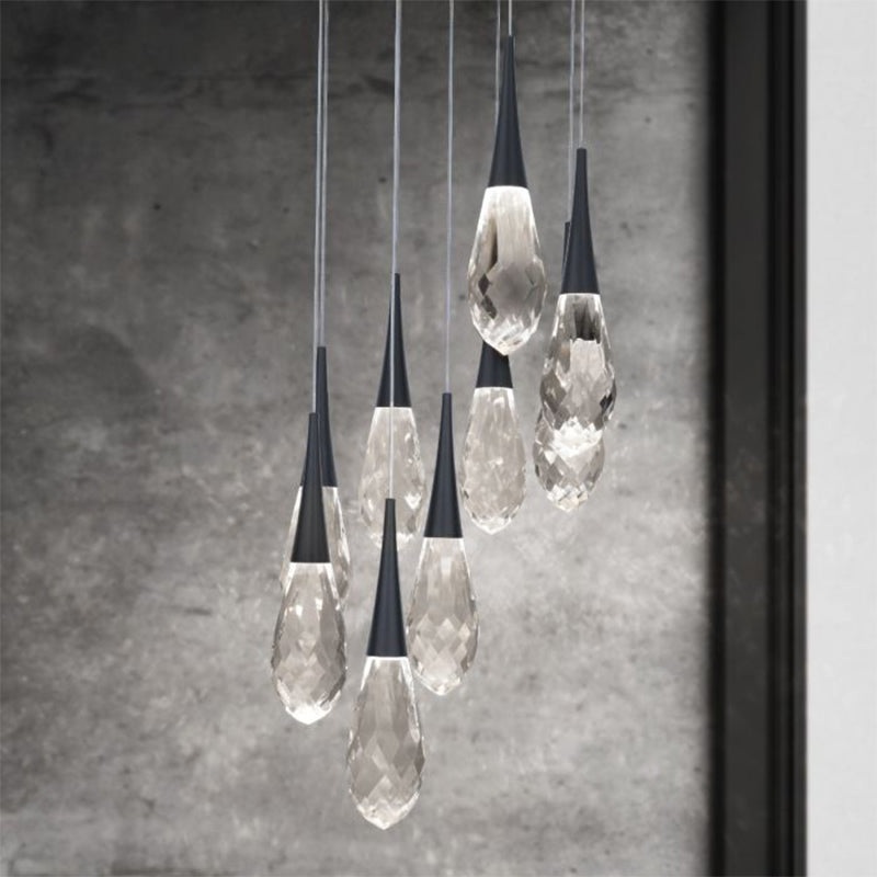 Schonbek Beyond BPD21209 Hibiscus 9-lt 17″ LED Pendant