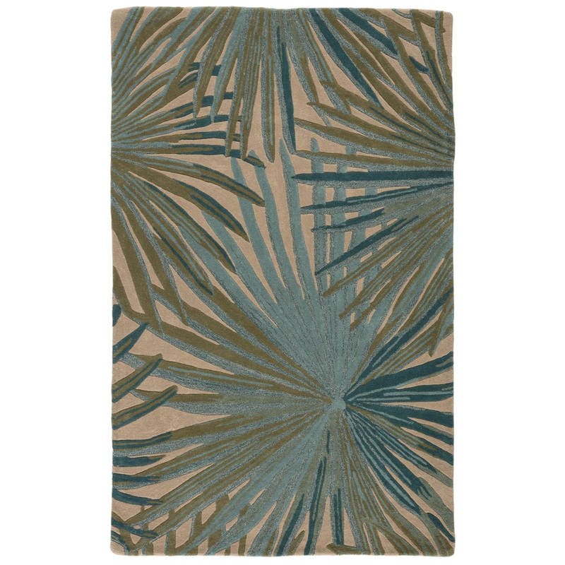 Coastal Seaside Palmetto Handmade Wool Indoor Area Rug From Jaipur Living