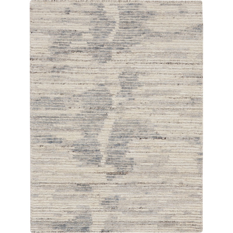 Nourison Ocean 2′ x 3′ Ivory/Slate Modern Indoor Rug