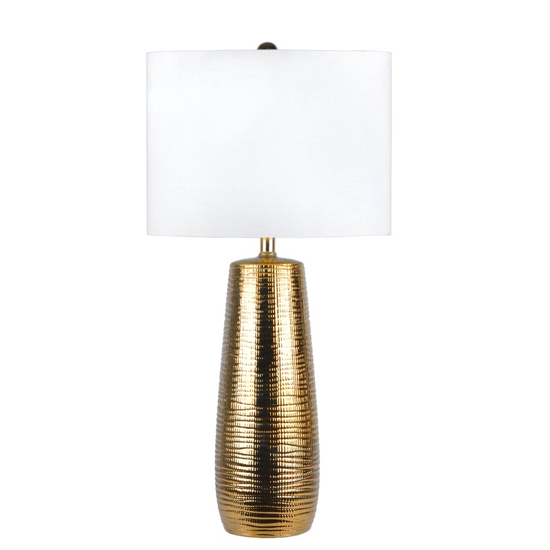 26-Inch Kylie Ceramic Table Lamp | Gold