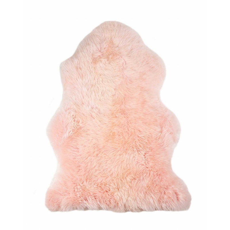 **Rose Shearling Sheepskin Rug  Luxe New Zealand Comfort**