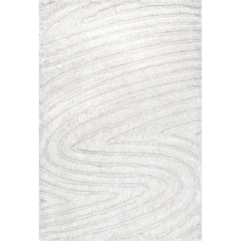 Waves Shag Rug | Off White