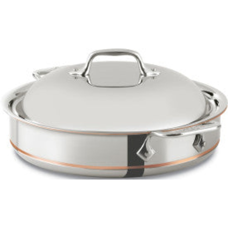 All-Clad, 640318 SS, 3 Qt. Sauteuse w/ Lid, with Copper Center