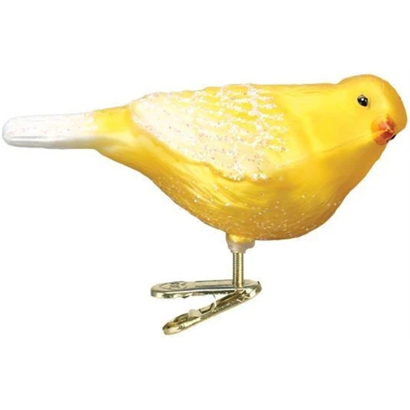 Old World Christmas Glass Blown Ornaments Canary