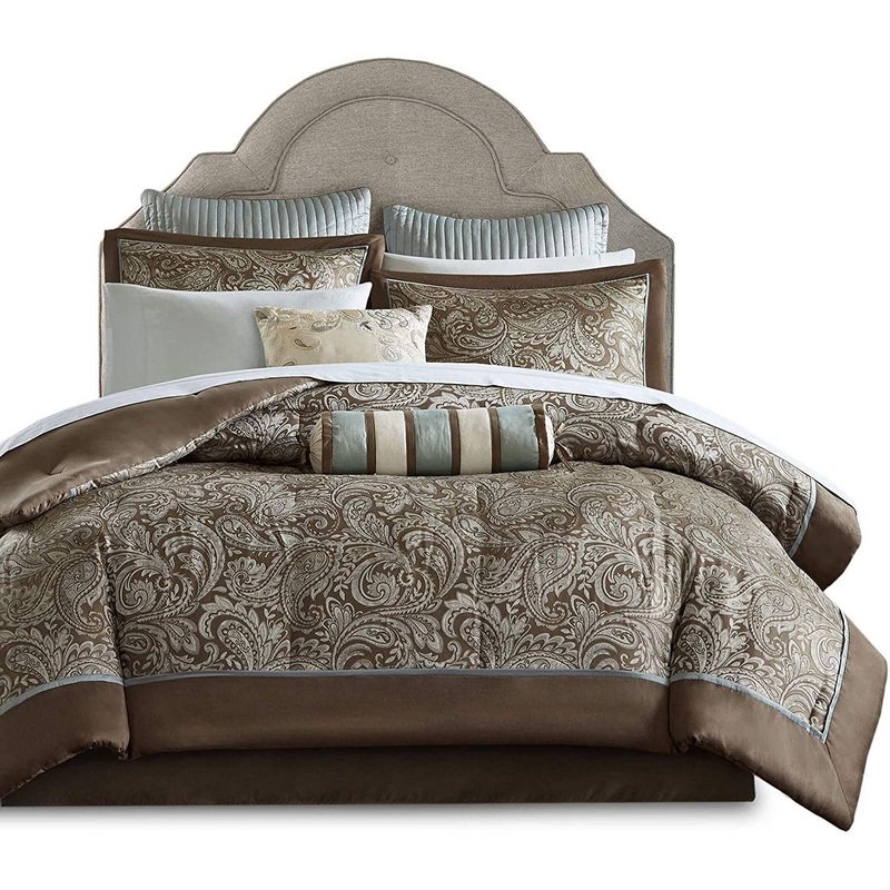 12 Piece Cotton Polyester Comforter Set