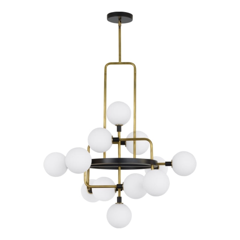 Visual Comfort 700VGO Viaggio 12-lt 30″ LED Chandelier