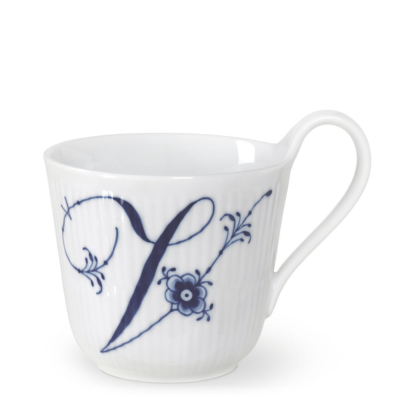 Alphabet High Handled Mug, 11 oz. – V
