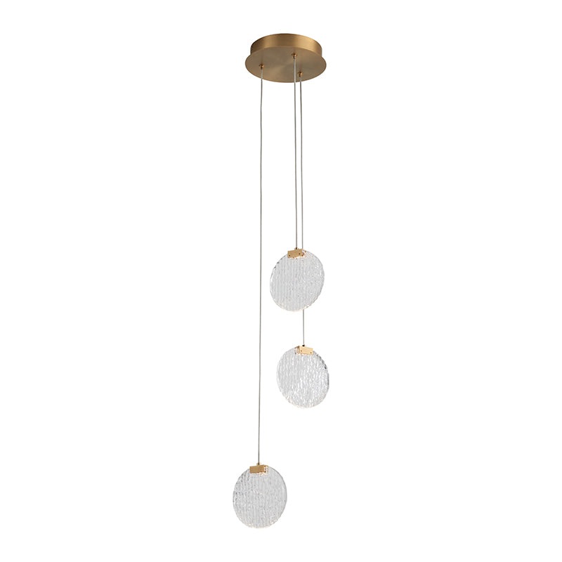 Oxygen 3-6050 Axiom 3-lt 8″ LED Pendant, CCT Selectable