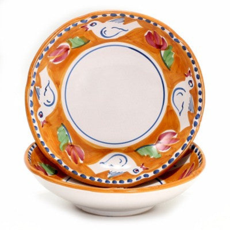 VIETRI: CAMPAGNA Uccello Coupe Pasta Bowl