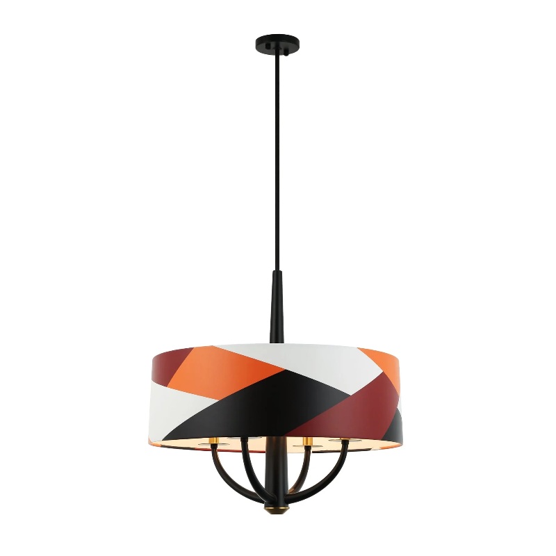 Varaluz 501P04 Patchwork 4-lt 24″ Pendant