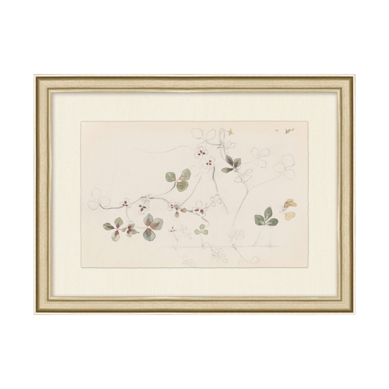“Simplistic Flowers” Framed Art Print