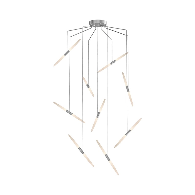 Ballet Spreader LED Multi Light Pendant Light