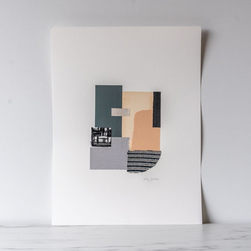 “Day Like Today” Original Collage by Holly Young