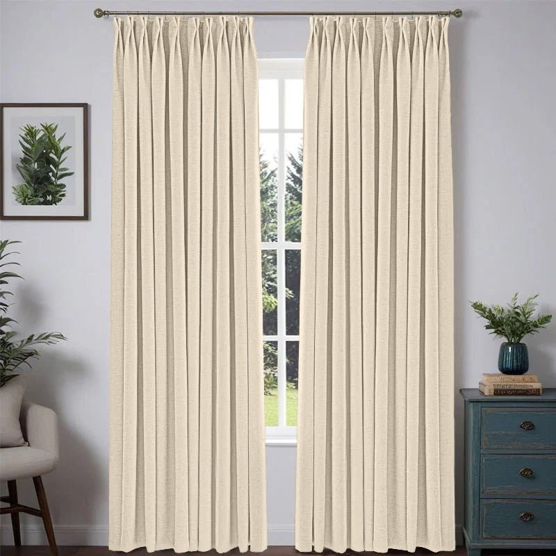“Nature” Custom Heavyweight Linen Drape – Beige