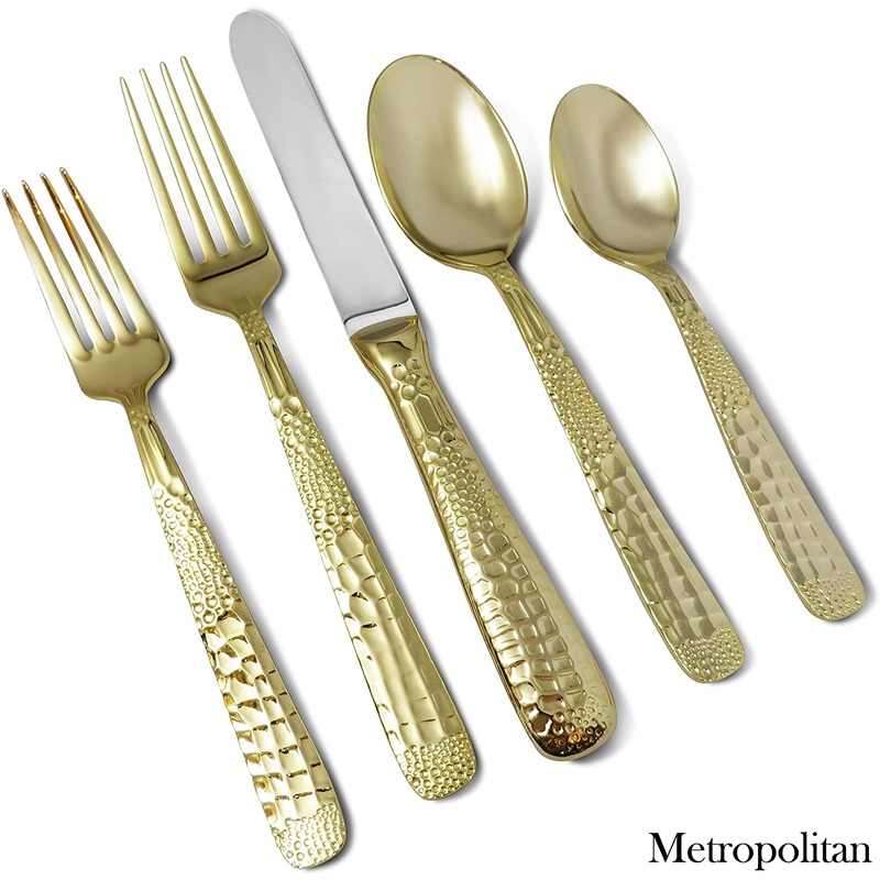 Prestige Metropolitan Everglades 20 Piece Flatware Set, Service for 4