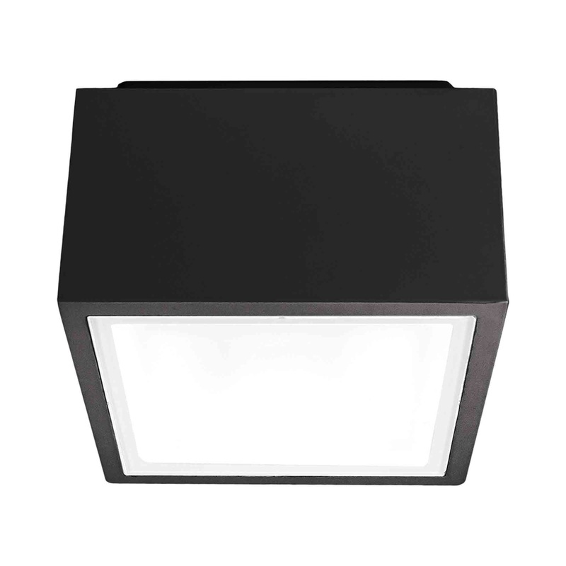 Bloc Outdoor LED Flush Mount Ceiling Light