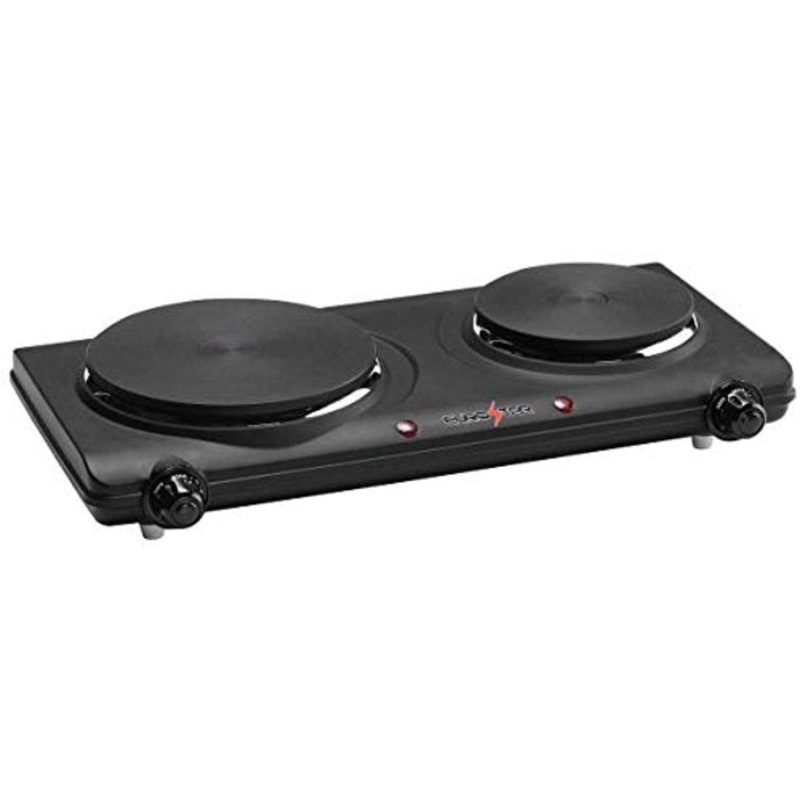 Eurostar Double or Single Burner w/ Cast Iron Hot Plates