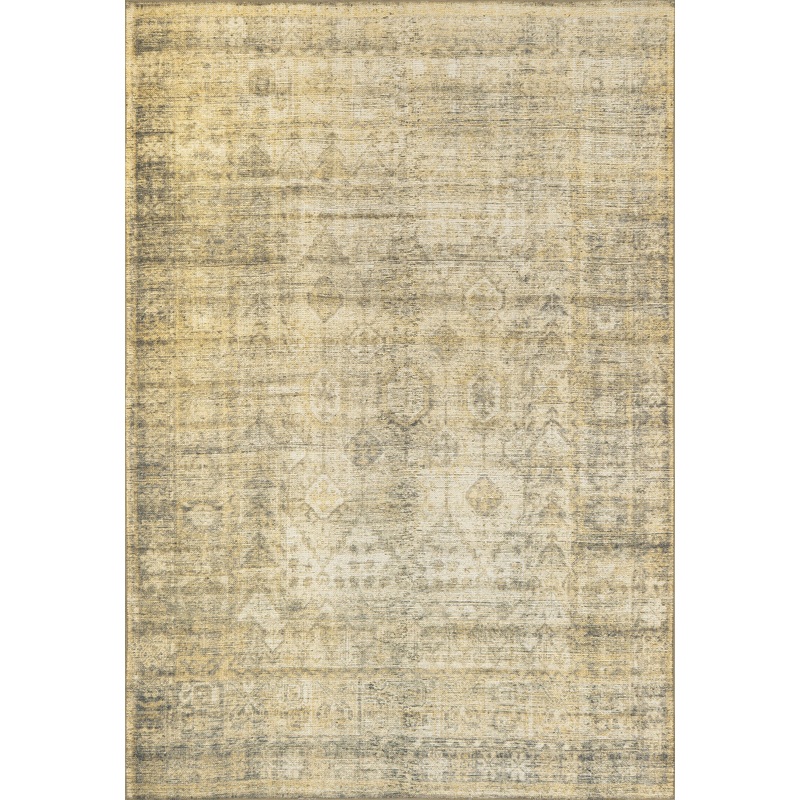 Washable Framed Trellis Rug | Beige