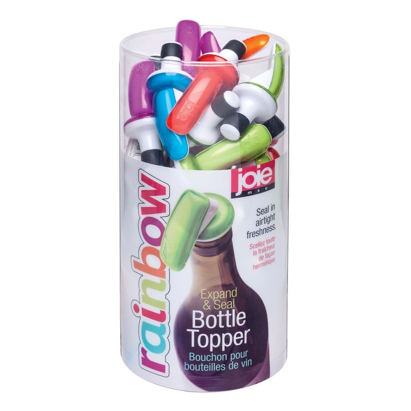 Harold Imports Joie Rainbow Expand & Seal Bottle Topper
