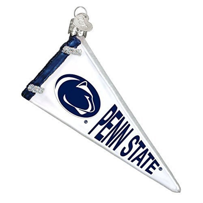 Old World Christmas Blown Glass Christmas Ornament, Penn State Nittany Lions Pennant