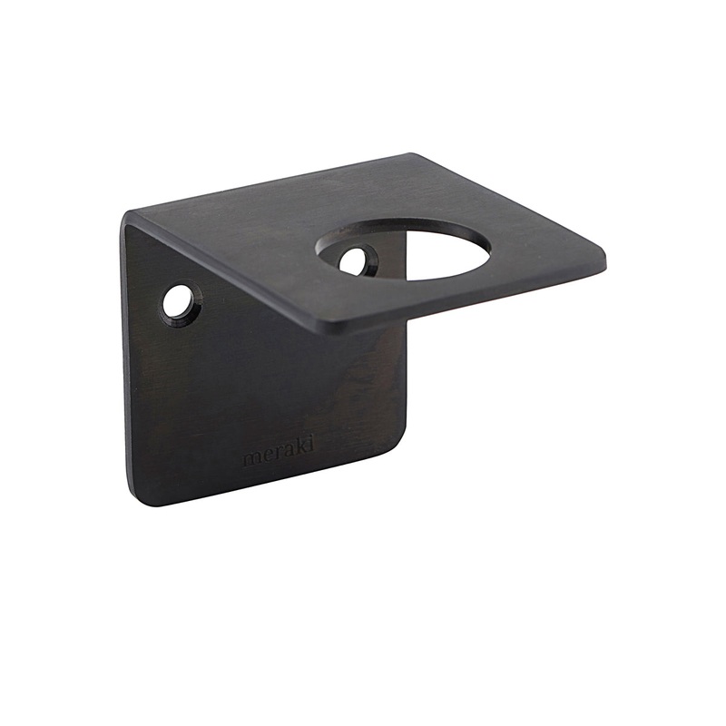 Wall Bracket, Brushed Black Finish