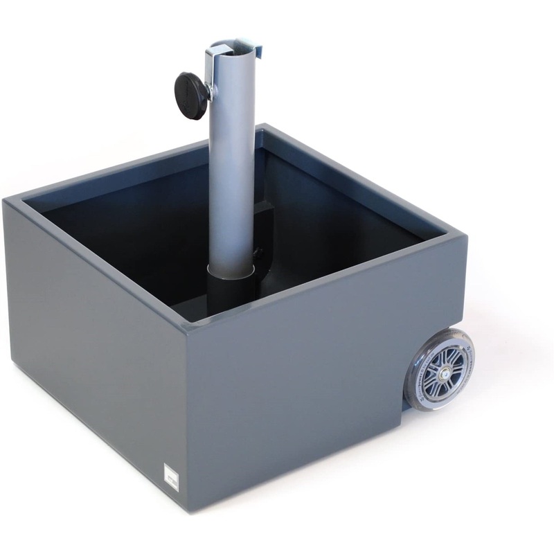 XXD’s Zinc Plated Dark Grey Powercoated Planter & Umbrella Stand
