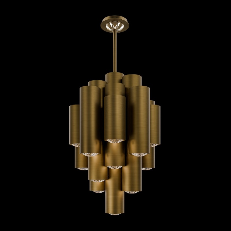 Schonbek Beyond BPD41526 Tamara 16-lt 26″ LED Pendant, CCT Selectable