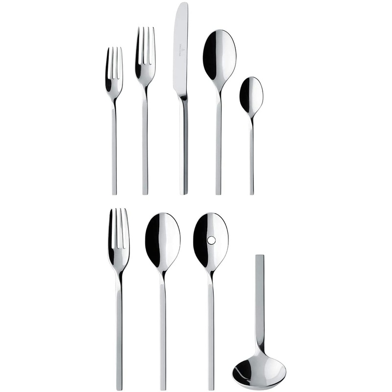 Villeroy & Boch New Wave 18/10 Stainless Steel 64 piece Flatware Set