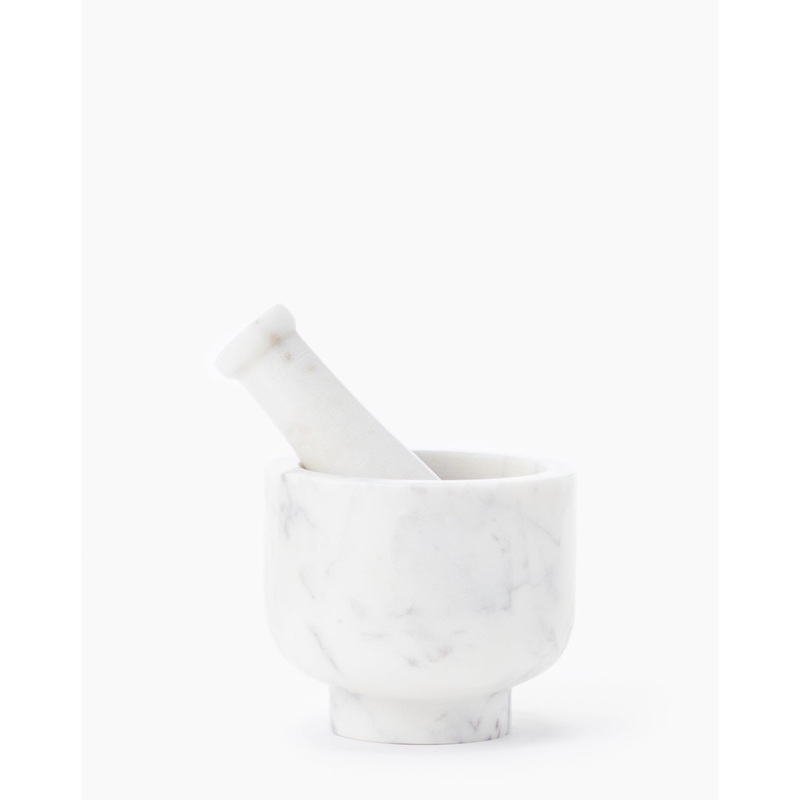 White Marble Mortar & Pestle