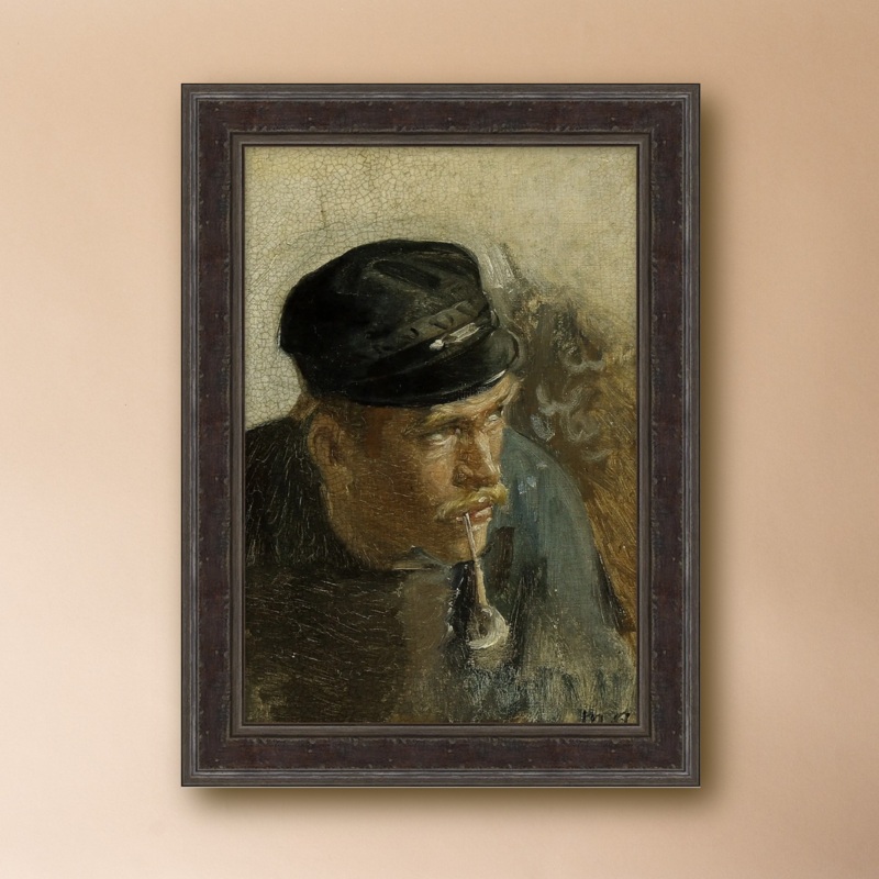 “The Eyes of a Fisherman” Framed Art Print