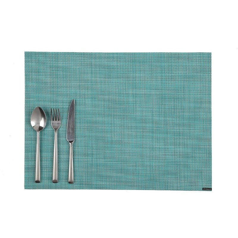 Chilewich Minibasket Table Mat Turq