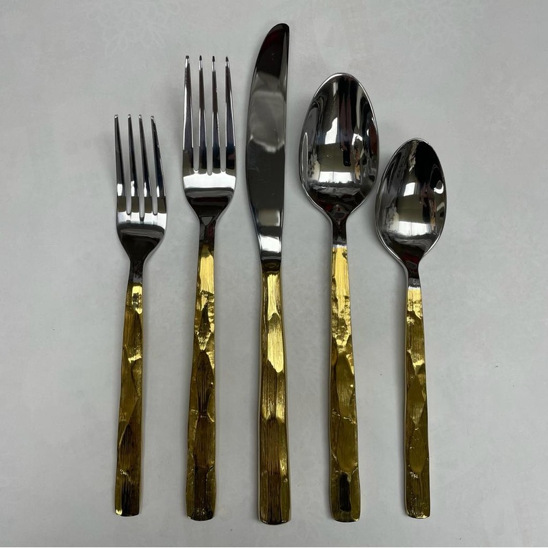 Prestige Pond Flatware, Gold, Service/4