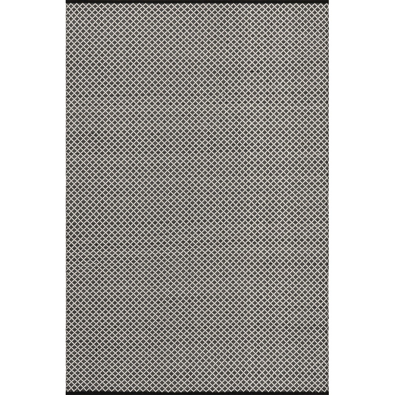 Trellis Handwoven Indoor/Outdoor Rug | Black