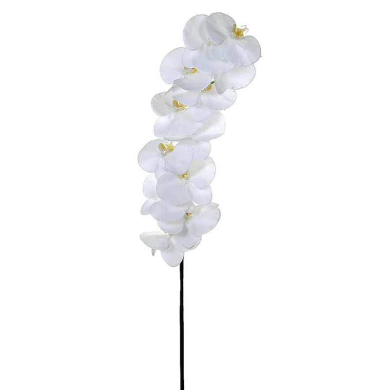 44.5″ Phalaenopsis Orchid Stem White