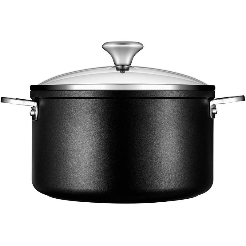 Le Creuset Toughened Nonstick PRO 6-1/3 qt. Stockpot with Glass Lid