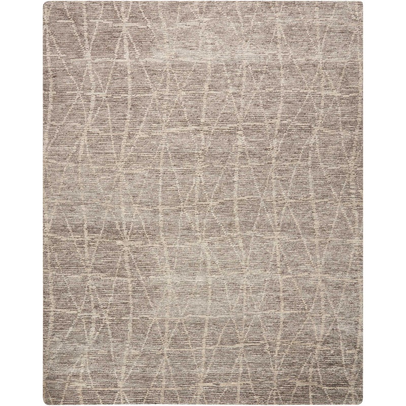 Nourison Ellora 5’6″ x 7’5″ Sand Scandinavian Indoor Rug