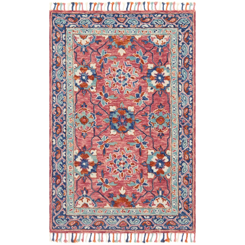 Loloi Zharah Rug | Rose / Denim