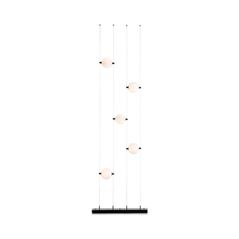 Abacus Floor to Ceiling Plug-In LED Light