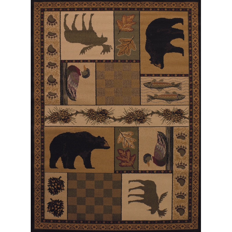 750-Pine_Montage Synthetic Blend Indoor Area Rug by United Weavers