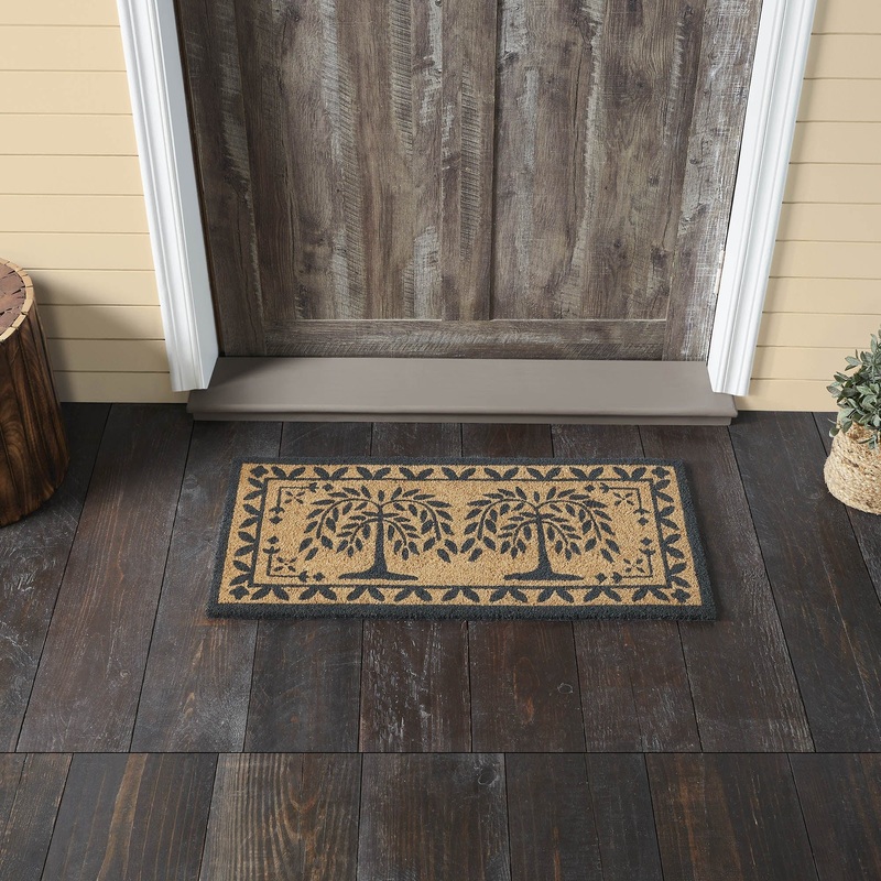 Willow Trees Coir Rug Rect 17×36