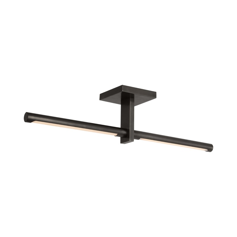 Axis LED Linear Semi-Flush Mount Ceiling Light