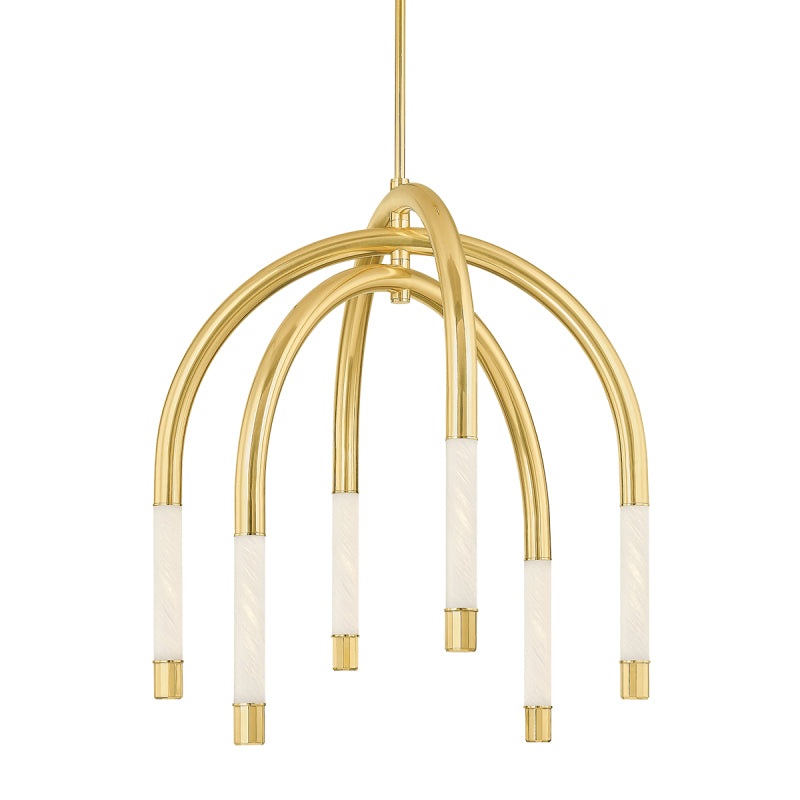Corbett 471-34 Zeme 6-lt 34″ LED Chandelier