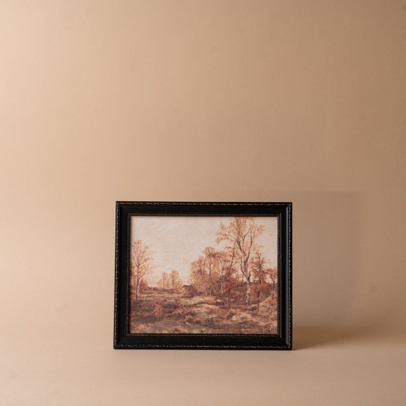 “Fall Landscape” Framed Vintage Inspired Art Print
